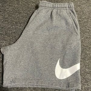 Nike sweat shorts.
